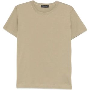 Fabiana Filippi, Dames, Tops, Beige, Maat: XS Katoen,