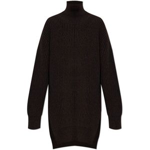 Jil Sander, Dames, Truien, Bruin, Maat: 2XS Wol,