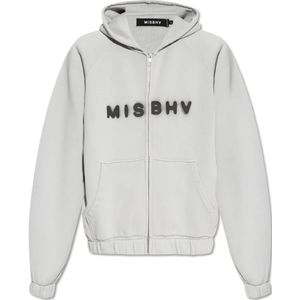 Misbhv, Heren, Sweatshirts & Hoodies, Grijs, Maat: L Katoen,