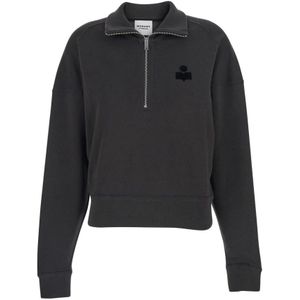 Marant étoile, Dames, Sweatshirts & Hoodies, Grijs, Maat: M Katoen,