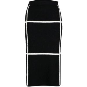 Pennyblack, Dames, Rokken, Zwart, Maat: XS Wol,