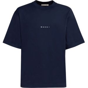 Marni - Oversized T-shirt - Blauw - Heren