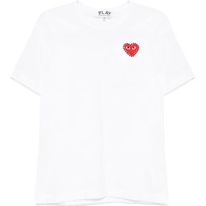 Comme des Garçons Play, Dames, Tops, Wit, Maat: L