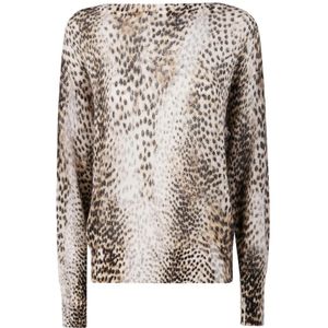 Twinset, Dames, Truien, Bruin, Maat: XL Wol,