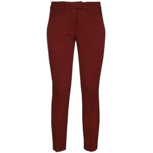 Dondup, Dames, Broeken, Rood, Maat: W26 Poliester,