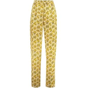 Isabel Marant, Dames, Broeken, Geel, Maat: 2XS