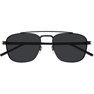 Saint Laurent - SL 665 - Zonnebril - Zwart - Metaal - Piloot