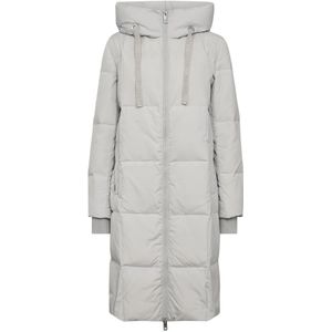 Mos Mosh - Nova Square Down Coat - Donsjas - Grijs - Lange Pasvorm