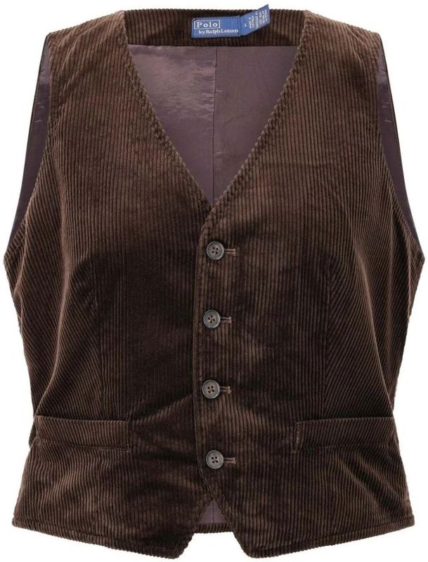 Polo Ralph Lauren - Corduroy Vest - Bruin - Dames