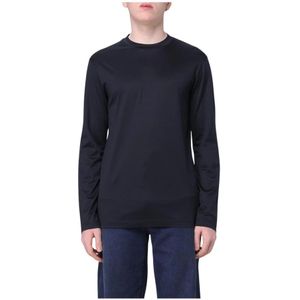 Emporio Armani, Heren, Tops, Zwart, Maat: L