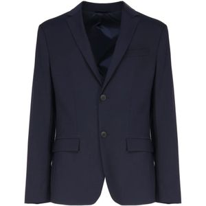 Calvin Klein, Heren, Jassen, Blauw, Maat: L Wol,