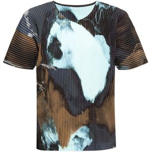 Issey Miyake, Heren, Tops, Veelkleurig, Maat: L Katoen,