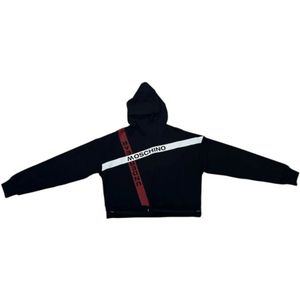 Moschino, Dames, Sweatshirts & Hoodies, Zwart, Maat: S