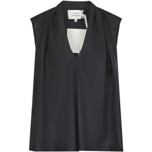 Loulou Studio, Dames, Tops, Zwart, Maat: S