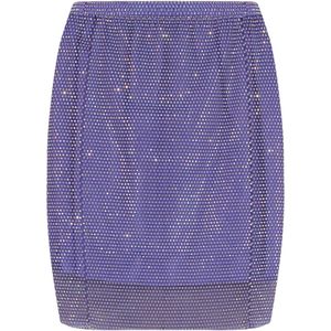 Santa Brands, Dames, Rokken, Paars, Maat: XS Katoen,