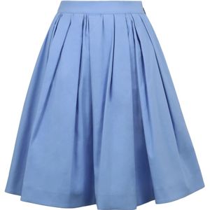 Msgm, Dames, Rokken, Blauw, Maat: XS Katoen,