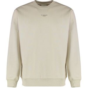 Drole de Monsieur, Heren, Sweatshirts & Hoodies, Beige, Maat: S Katoen,