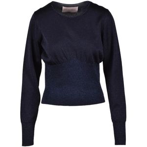 Circus Hotel, Dames, Truien, Blauw, Maat: M Viscose,