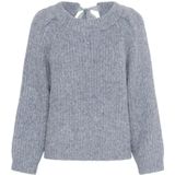 Soaked in Luxury - SLPleoni - Pullover - Blauw Melange - Dames - Gebreid