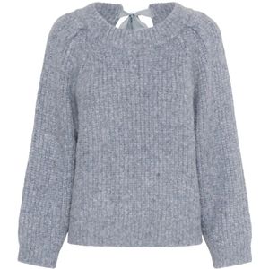 Soaked in Luxury - SLPleoni - Pullover - Blauw Melange - Dames - Gebreid