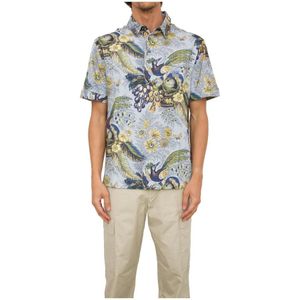 Etro, Heren, Overhemden, Veelkleurig, Maat: L Katoen,