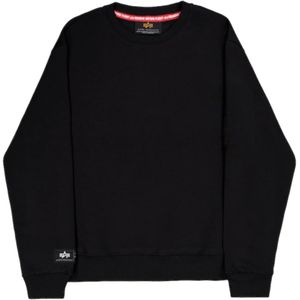 Alpha Industries, Heren, Sweatshirts & Hoodies, Zwart, Maat: L Katoen,