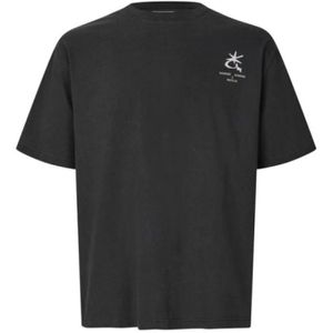 Samsøe Samsøe, Heren, Tops, Grijs, Maat: XS Katoen,