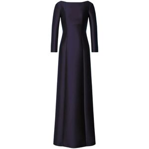 Alberta Ferretti, Dames, Jurken, Blauw, Maat: S Zijde,