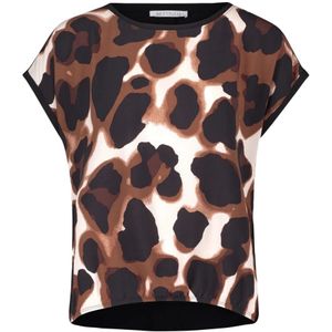 Betty & Co, Dames, Tops, Bruin, Maat: 2XL