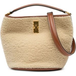 Celine Vintage, Dames, Pre-owned, Beige, Maat: ONE Size Zijde,