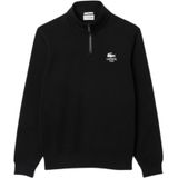 Lacoste, Heren, Sweatshirts & Hoodies, Zwart, Maat: XL Katoen,