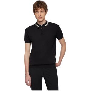 Brooks Brothers, Heren, Tops, Zwart, Maat: L Katoen,