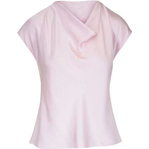 Vince, Dames, Blouses & Shirts, Roze, Maat: M Zijde,