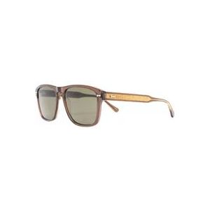 Gucci Zonnebril , Brown , Heren , Maat: ONE Size