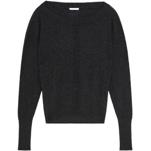 Patrizia Pepe, Dames, Truien, Zwart, Maat: L Viscose,