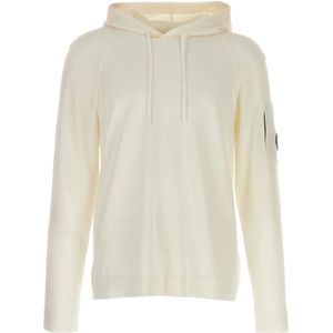 C.p. Company, Heren, Sweatshirts & Hoodies, Wit, Maat: L Katoen,