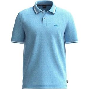 Hugo, Heren, Tops, Blauw, Maat: M Katoen,