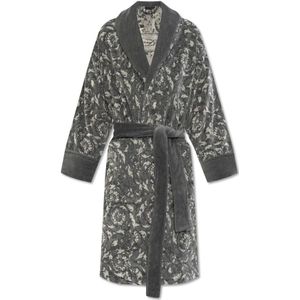 Versace, Heren, Nachtkleding & Lounge, Grijs, Maat: L Katoen,