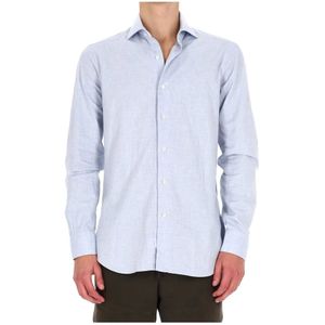 Barba, Heren, Overhemden, Blauw, Maat: 3XL