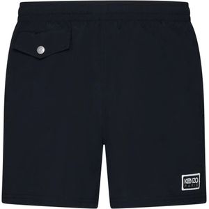 Kenzo, Heren, Badkleding, Zwart, Maat: S Polyamide,