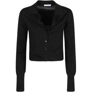 Patrizia Pepe, Dames, Truien, Zwart, Maat: L