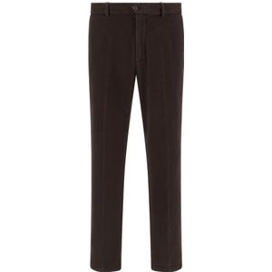 Boggi Milano, Heren, Broeken, Bruin, Maat: W31 Katoen,