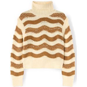 Motivi, Dames, Truien, Bruin, Maat: XS Wol,