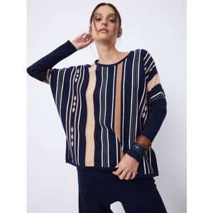 Notshy, Dames, Tops, Blauw, Maat: S Katoen,