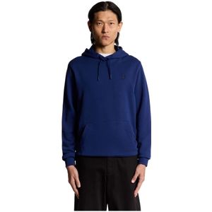 Lyle & Scott, Heren, Sweatshirts & Hoodies, Blauw, Maat: XS Katoen,