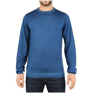 Sun68, Heren, Truien, Blauw, Maat: XL