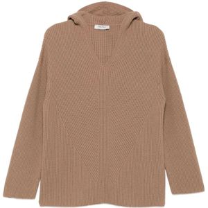 Max Mara, Dames, Sweatshirts & Hoodies, Bruin, Maat: M