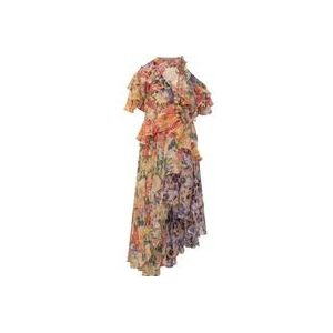 Zimmermann Wonderland Jurk , Multicolor , Dames , Maat: M