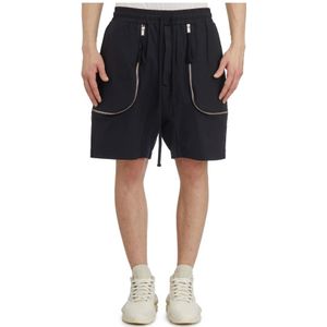 Thom Krom, Heren, Korte broeken, Zwart, Maat: M Nylon,