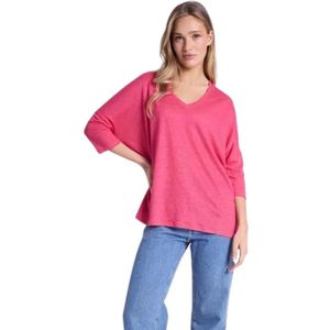 Notshy, Dames, Tops, Roze, Maat: M Linnen,